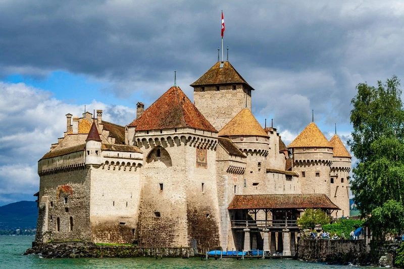 Chillon Castle, Switzerland - BesTripTips best trip tips - Top 7 Most Beautiful Castles in Europe Legends in Stone