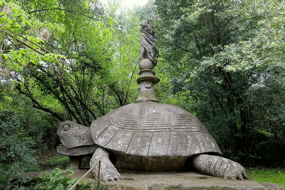 The Giant Tortoise - Gardens of Bomarzo Park of Monster - BesTripTips best trip tips