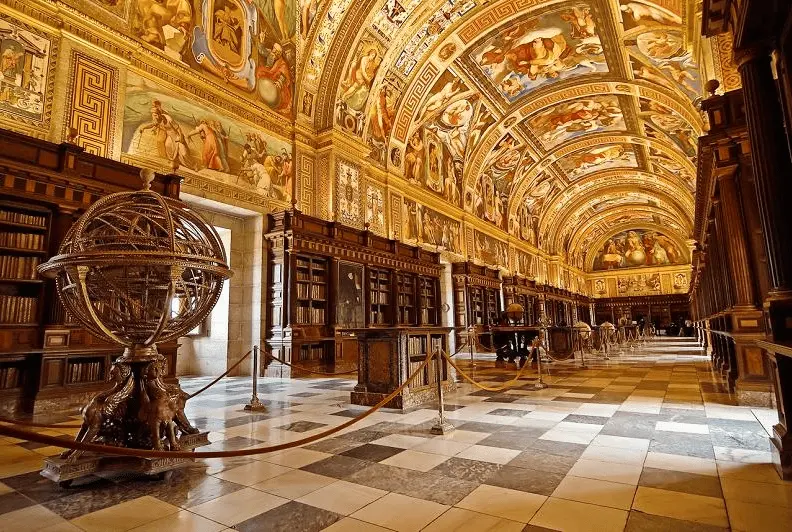 The Library of El Escorial - San Lorenzo de El Escorial, Spain - BesTripTips best trip tips - Top 5 Oldest Libraries In Europe Bibliophiles Cannot Miss